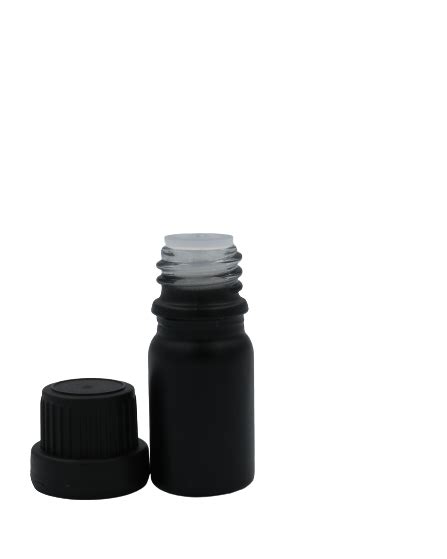 Ml Matte Black Glass Bottles With Mm Dripper Insert And Tamper