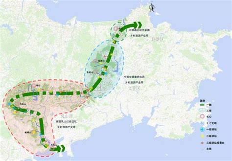 威海2022环山路规划威海老环山路拓宽20威海道路规划图大山谷图库