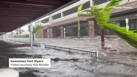 Video Of Downtown Fort Myers During Hurricane Ian