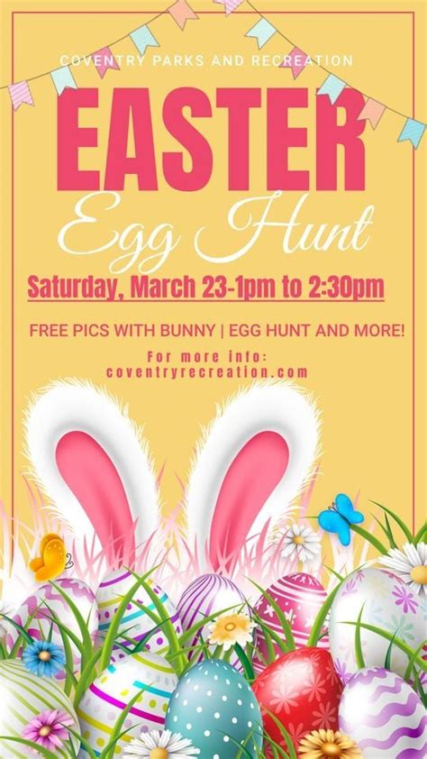 Annual Easter Egg Hunt Coventry Town Hall Annex March 23 2024