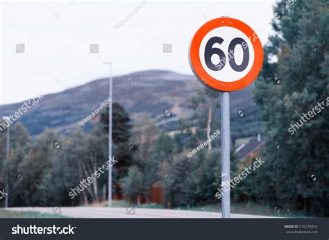 60 Speed Limit Road Sign Background Stock Photo 516176854 | Shutterstock