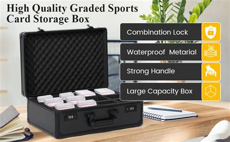 Amazon Murago 160 4 Row Graded Sports Card Storage Box Toploader