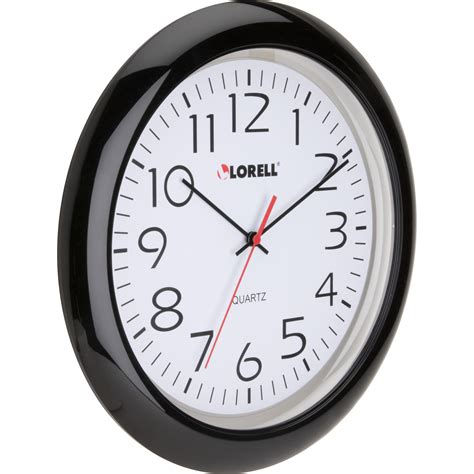 Llr 60989 Lorell 13 14 Round Wall Clock Lorell Furniture