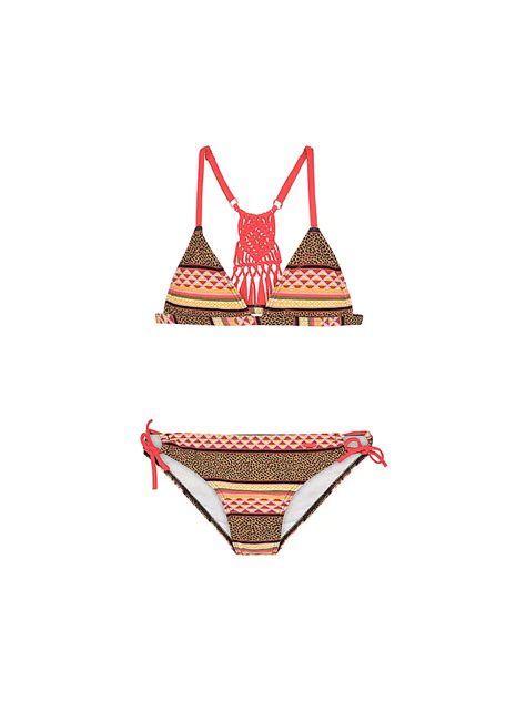 Protest M Dchen Triangle Bikini Tove Jr Leopardenmuster Schwarz