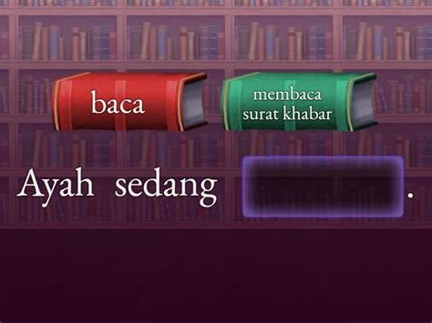 Pilih Kata Kerja Transitif Yang Sesuai Dalam Ayat Tersebut Missing Word