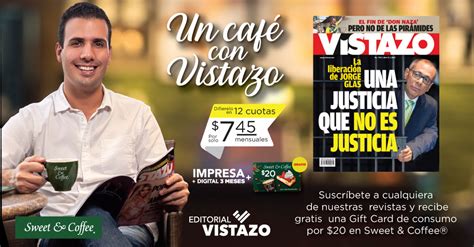 Revista Vistazo On Twitter T Mate Un Caf Con Vistazo Suscr Bete