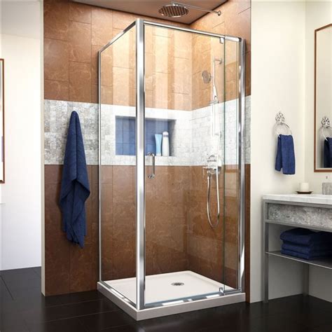 Dreamline Flex Shower Enclosure Kit In X In Chrome Rona