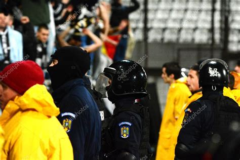 Hooliganism during a football game – Stock Editorial Photo © salajean ...