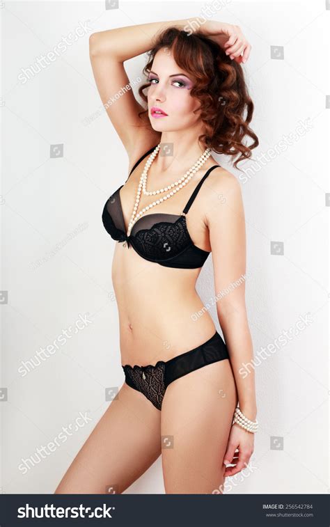 Sexy Brunette Woman Lingerie Stock Photo Shutterstock