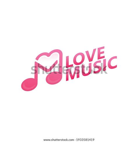 Love Music Logo Template Design Stock Vector Royalty Free 1933581419 Shutterstock