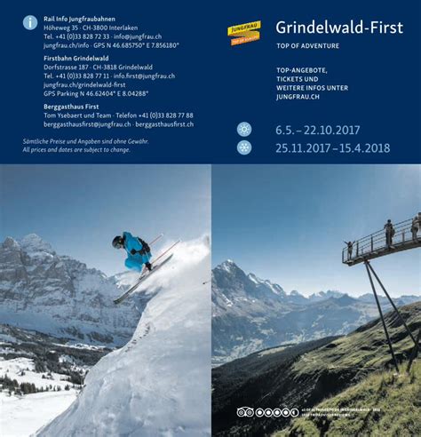 Pdf Ail Info R Jungfraubahnen Grindelwald First H Heweg