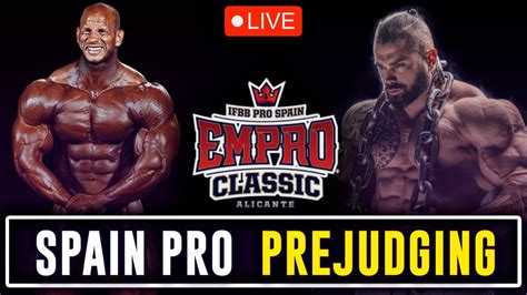 LIVE Empro Classic Spain Pro PREJUDGING 2023 Michal Krizo Vs Andrea