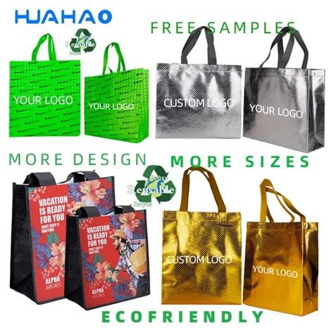 Huahao Reusable Recycle Eco Pp Laminated Non Woven Non Woven Shopping