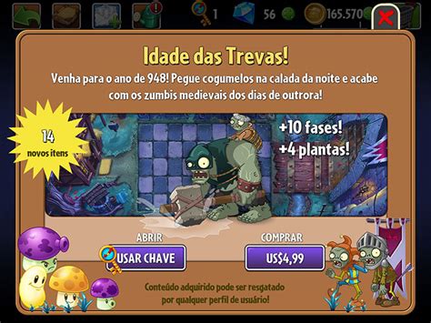 Já Está Disponível A Atualização Do Jogo Plants Vs Zombies 2 Com