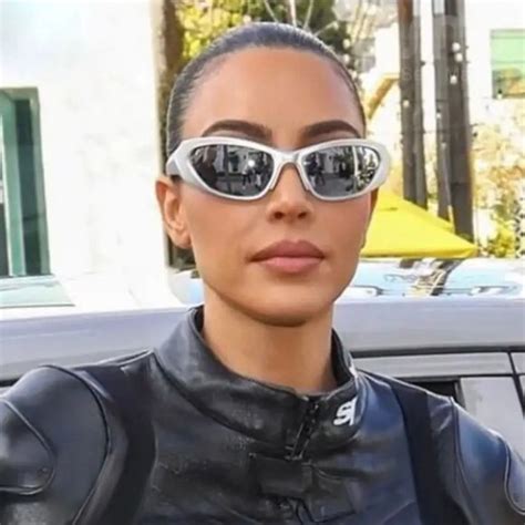 Accessories New Silver Men Women Celebrity Trend Glasses Hot Girls S Y K Wrap Sunglasses