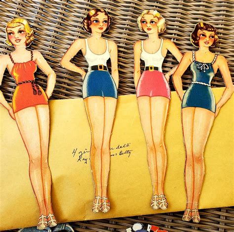 The Stylish Fashions of Vintage Paper Dolls - The Vintage Inn