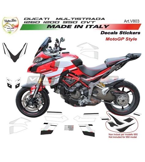 Kit Autocollant Pour Ducati Multistrada DVT Design MotoGp 18