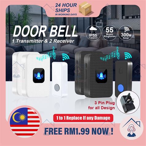 Door Bell Wireless Waterproof M Range Classic Wireless Doorbell With