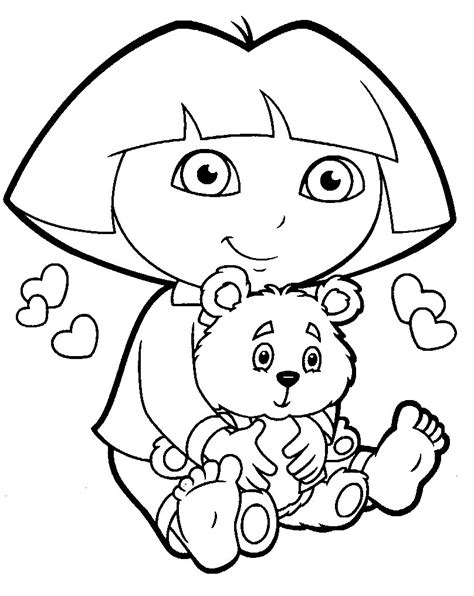 Coloriage Dora l Exploratrice 29716 Dessins Animés Dessin à