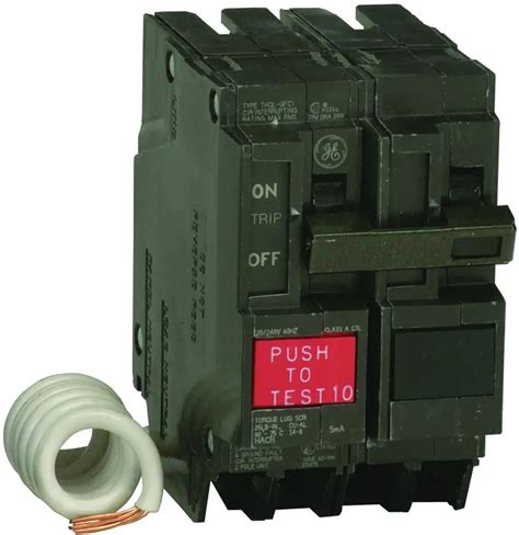 Ge Electrical Thql2130gftp Feeder Circuit Breaker Thermal Magnetic 30 A 2 Pole 120240 V