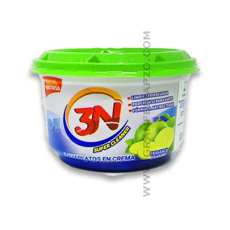 Lavaplatos En Crema Limon 450 Gr 3N Gran Feria PZO