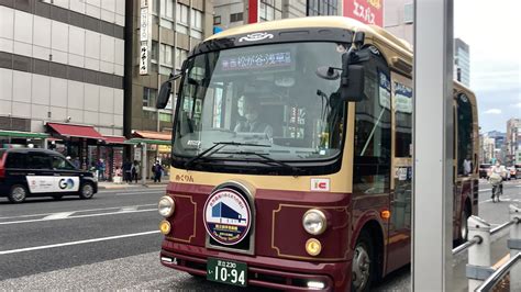 台東区循環バス車窓 京成上野駅→雷門前・浅草駅 東西めぐりん 京成上野駅1636発循環 Ciao Nihon