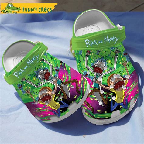 Frighten Rick And Morty Crocs Slippers Discover Comfort And Style