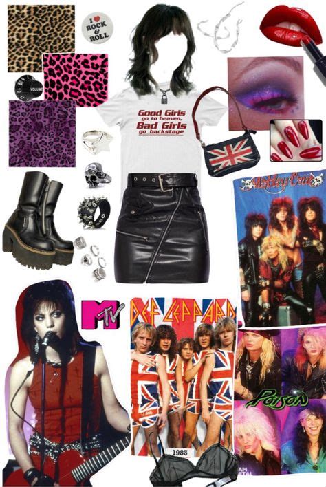 Glam metal rules ️‍🔥💋🎸👠