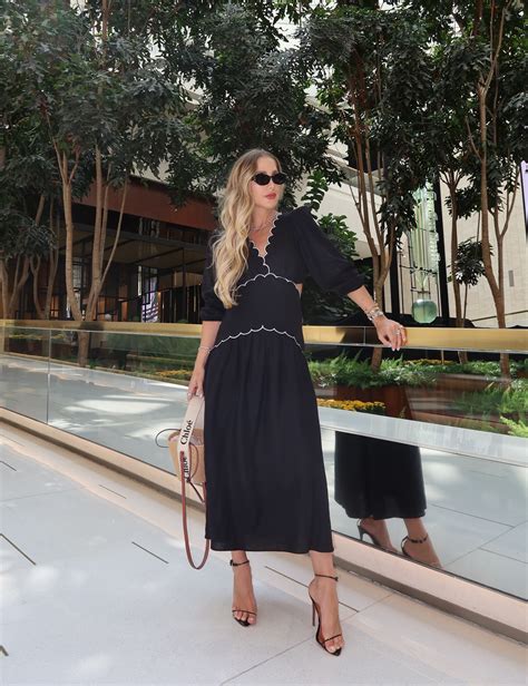 Vestido Bordado Nuvem Winona Preto Delight Store