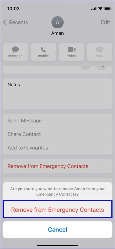 How To Add Or Remove Emergency Contact On Iphone Techbloat