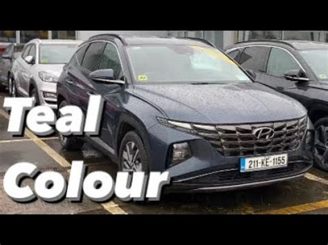 Colour Demonstration Teal Hyundai Tucson Teal Hyundaitucson