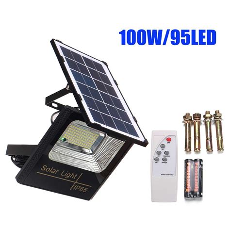 100W 200W Solar Lamp 95 129 Led Schijnwerper Draag Grandado