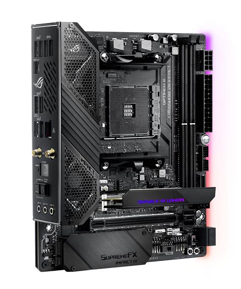 Asus Rog Crosshair Viii Impact Motherboard Pc Base Amd Am4 Form Factor Details Mini Dtx