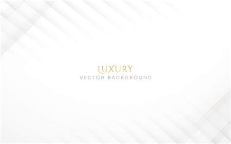 Design De Fundo Minimalista De Luxo Branco Vetor Premium