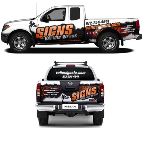 Designs Create Professional And Modern Looking Partial Vehicle Wrap