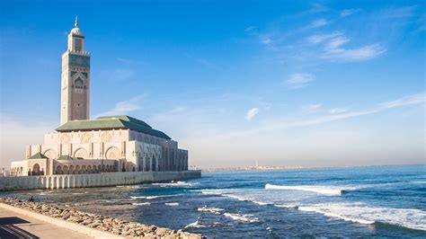 Fondos De Pantalla X Marruecos Mezquita Costa Oc Ano Casablanca