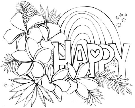 Hawaii Coloring Pages Free Printables : At the beach worksheets and