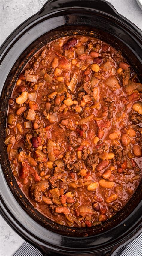 Slow Cooker 15 Bean Chili - The Magical Slow Cooker