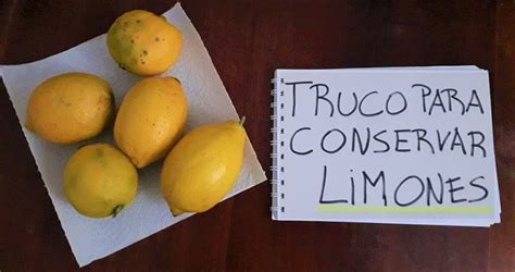 C Mo Conservar Los Limones Frescos Por M S Tiempo Mundo Positivo