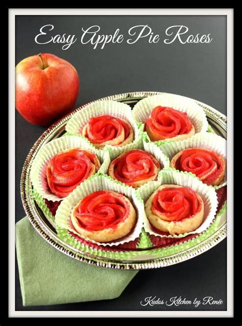 Apple Pie Roses Recipe Kudos Kitchen By Renee