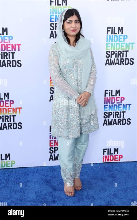 Santa Monica Usa Th Mar Malala Yousafzai Attends The