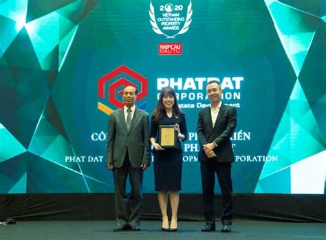 phat dat honored top  vietnam outstanding property developers