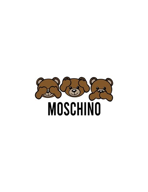 Sticker Autocollant Moschino Oursons