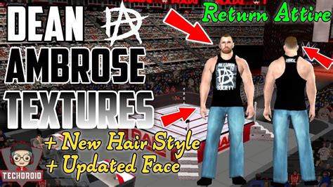 Dean Ambrose Return Texture 2018 New Updated Attire For Wwe Svr 2011