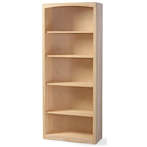 Archbold Furniture Pine Bookcases Customizable 30 X 72 Solid Pine