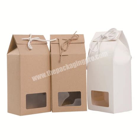 cookies kraft paper box  cookies biscuits packaging box  clear