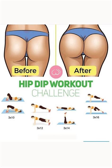 Hip Dip Workout Challenge Exercícios De Corpo Exercícios De Treino Rotinas De Treino Semanais