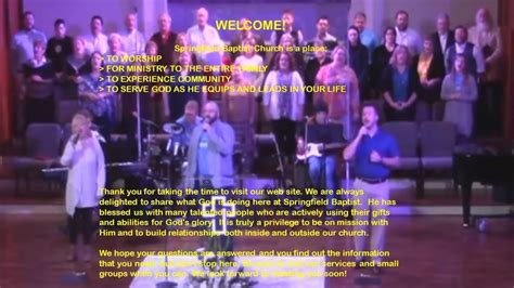 Springfield Baptist Church Live Stream Youtube