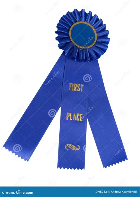 Blue Ribbon stock image. Image of fair, county, white, contest - 95083