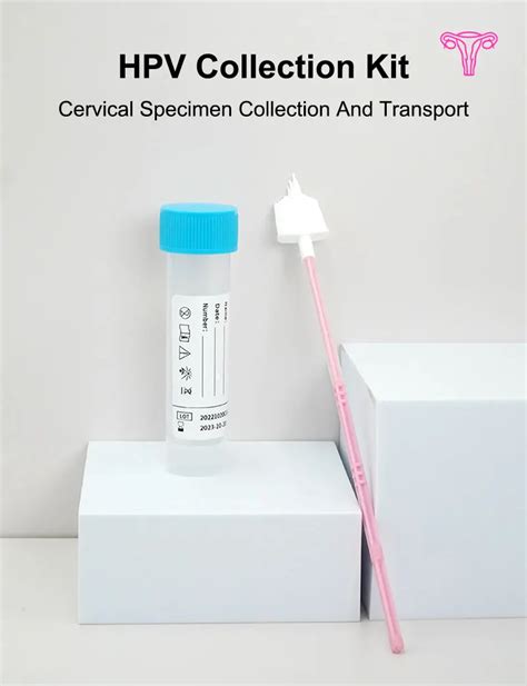 Gynecological Cervical Brush Hpv Test Kit Vaginal Swab Hpv Self Test